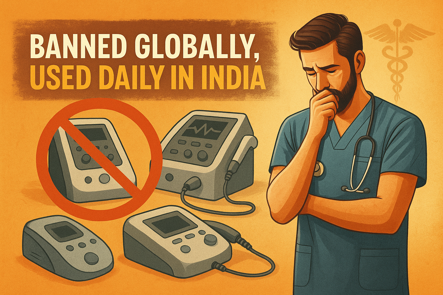 Outdated physiotherapy machines in India