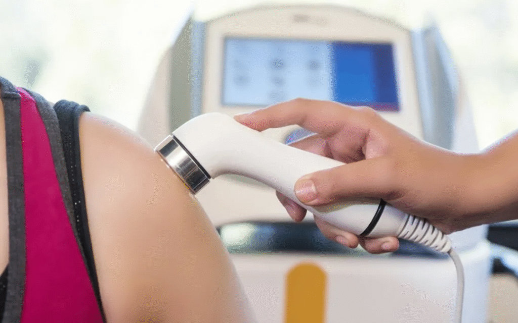 Outdated physiotherapy machines 