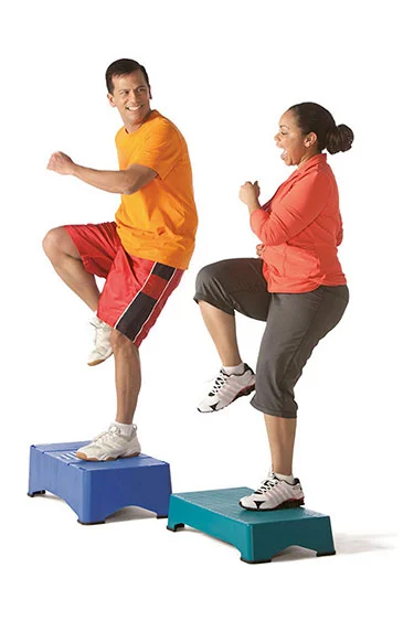 Step ups
best knee strengthening exercises for beginners