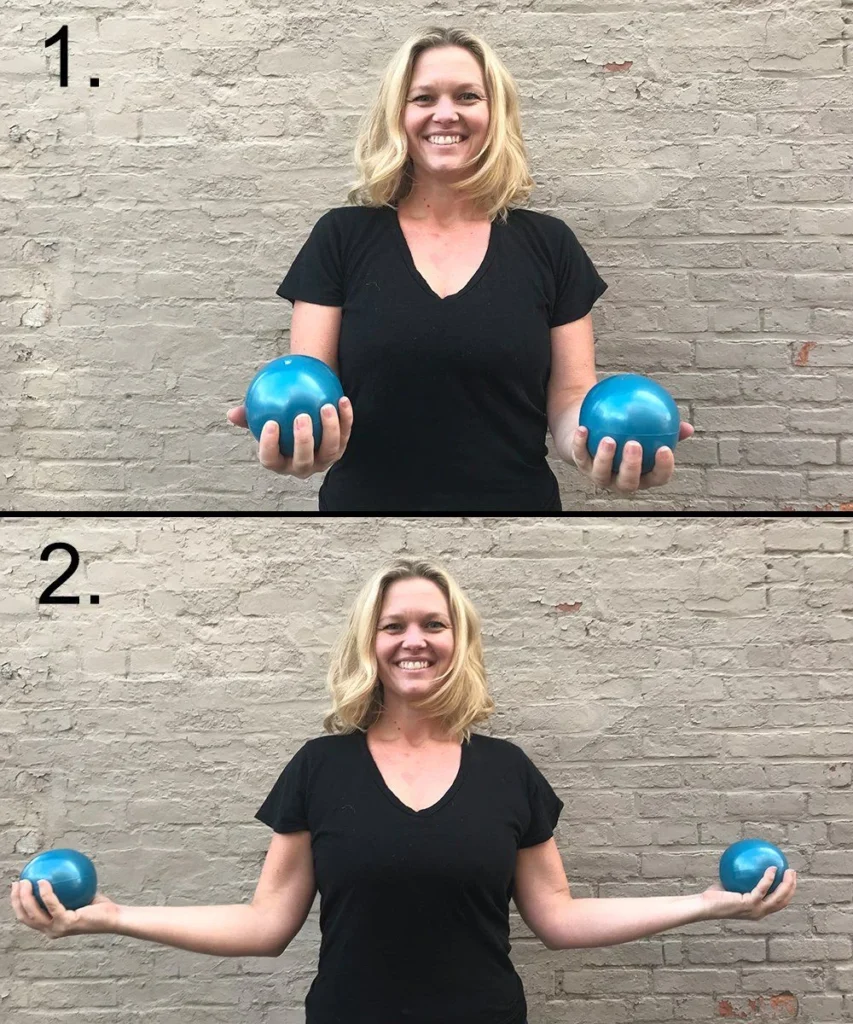 Shoulder external rotation exercise