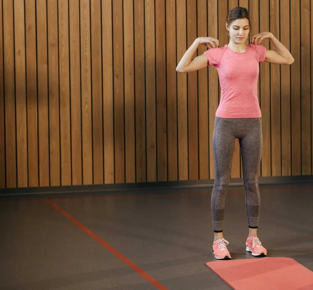 Shoulder rotations- gentle shoulder mobility routine at home