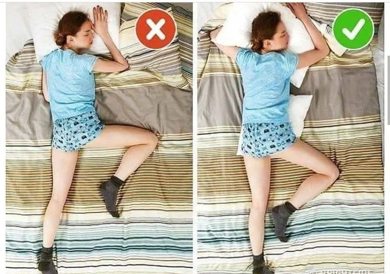 Stomach sleeping/ tummy sleeping