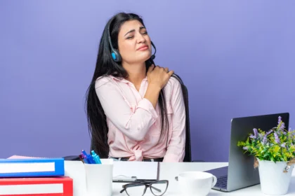 neck muscle spasm and Neck pain in students