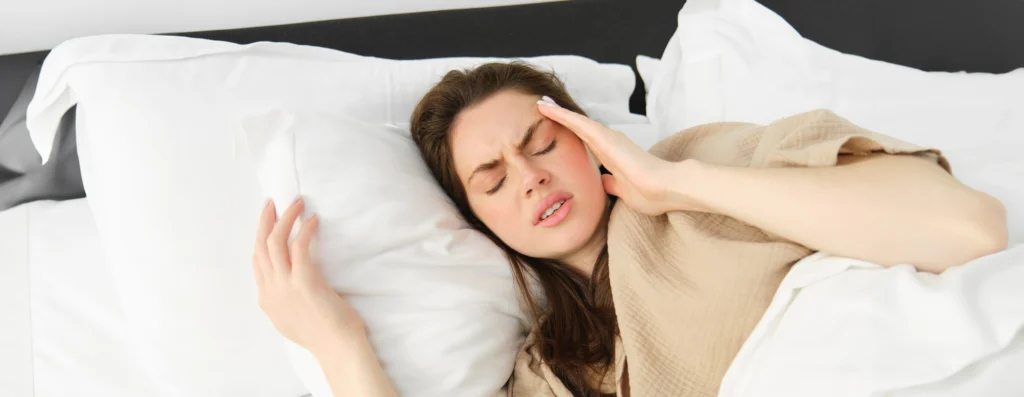Headache from Wrong Pillow-headache that wakes you up at night