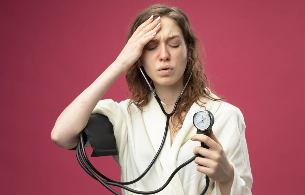 headache due to high blood pressure