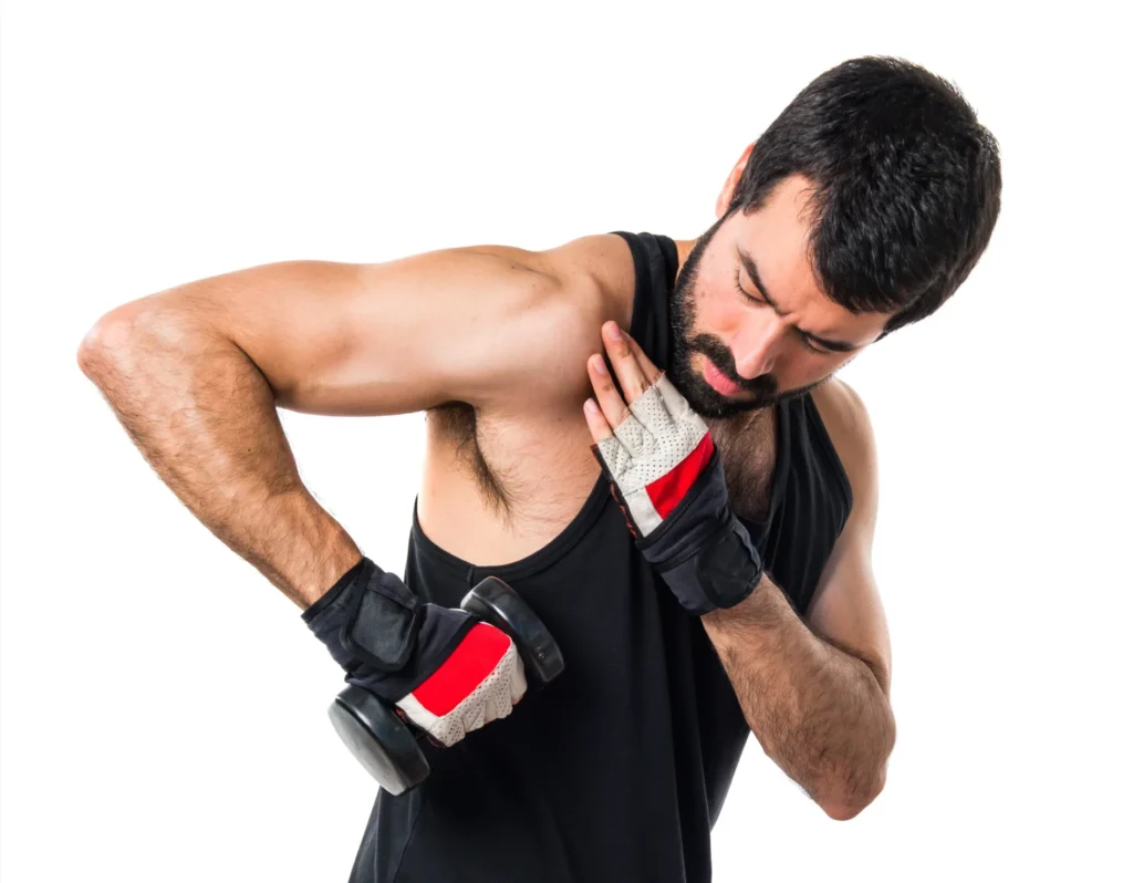 shoulder pain after lifting weights