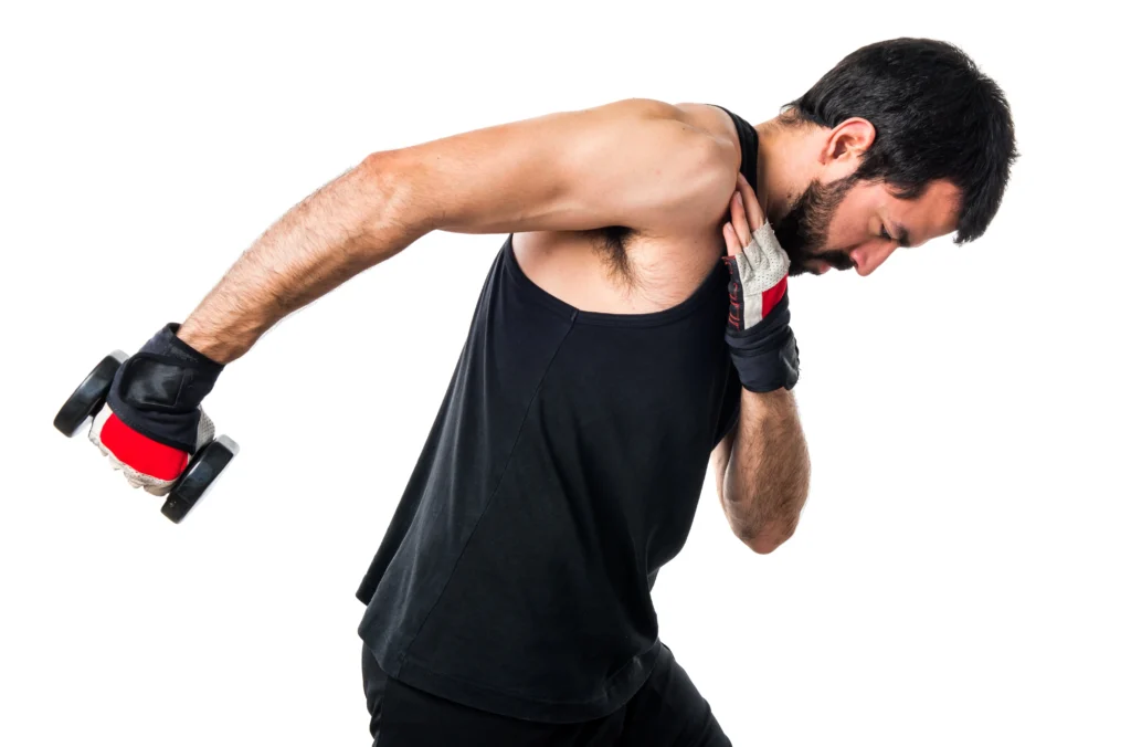 Shoulder pain after exercise
