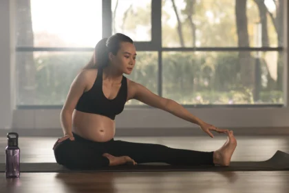 morning pregnancy stretch routine