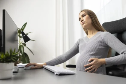 Ergonomic Desk Setup During Pregnancy