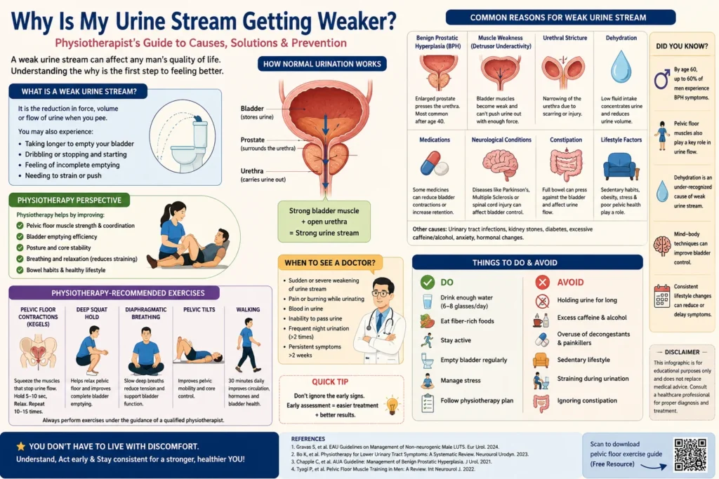 Weak Urine Stream in Men