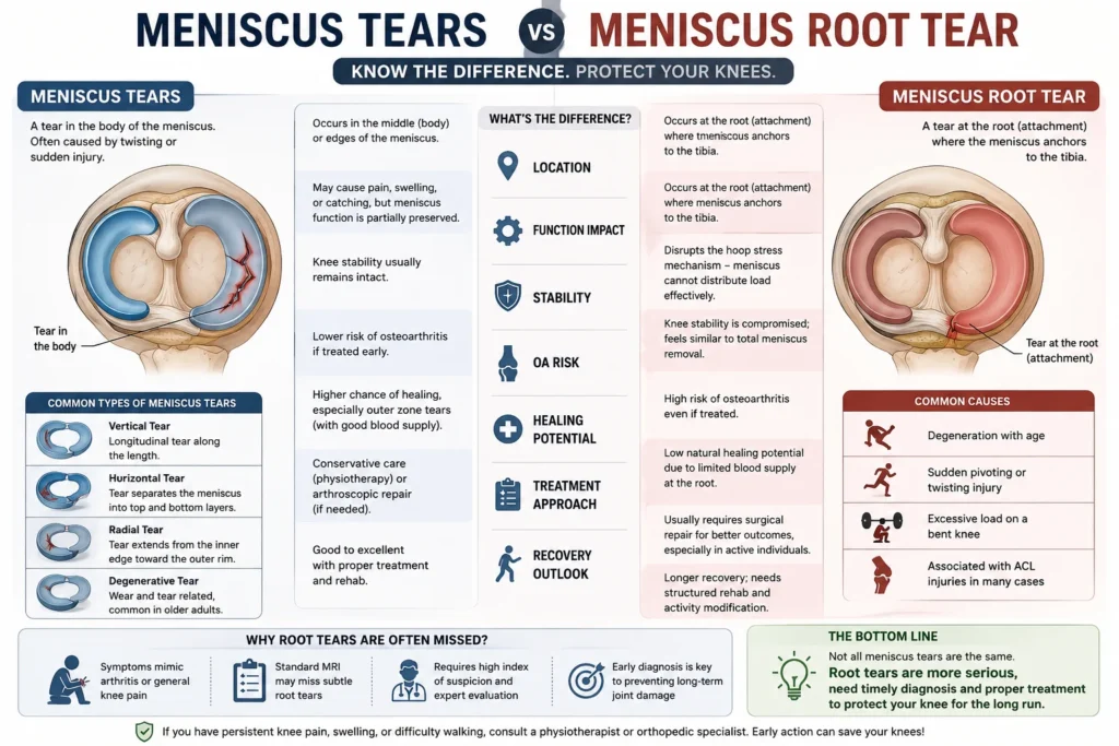 meniscus root tear treatment