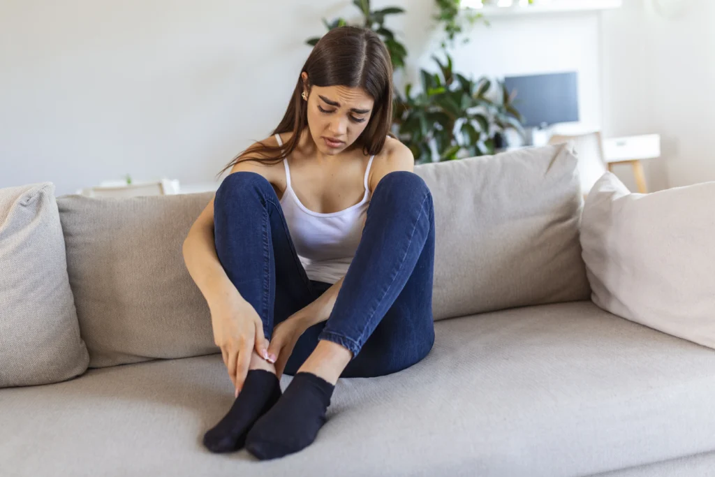ankle pain when putting weight on it