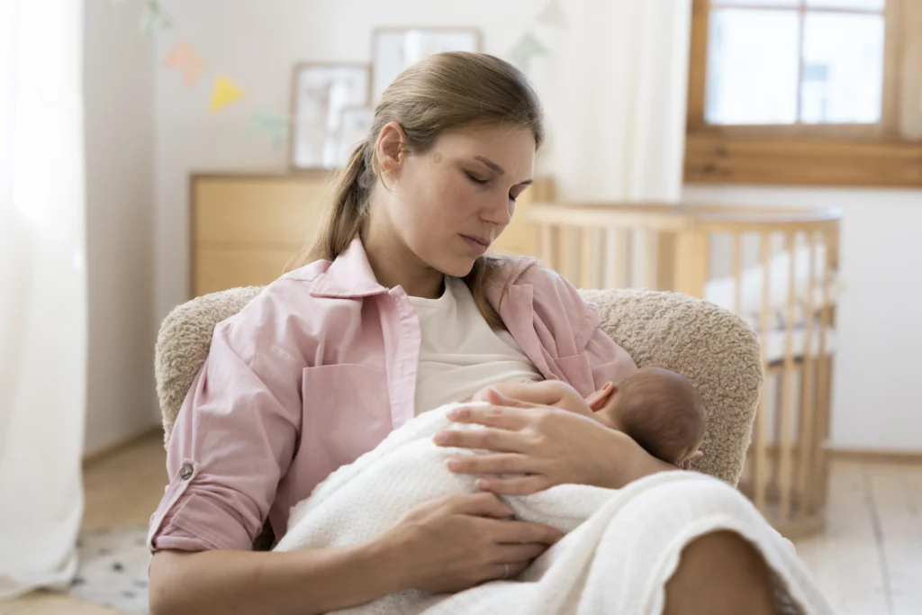 best posture for breastfeeding