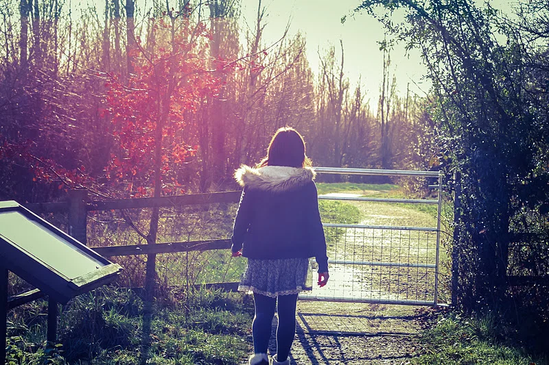 Taking Winter Sunlight in the Morning