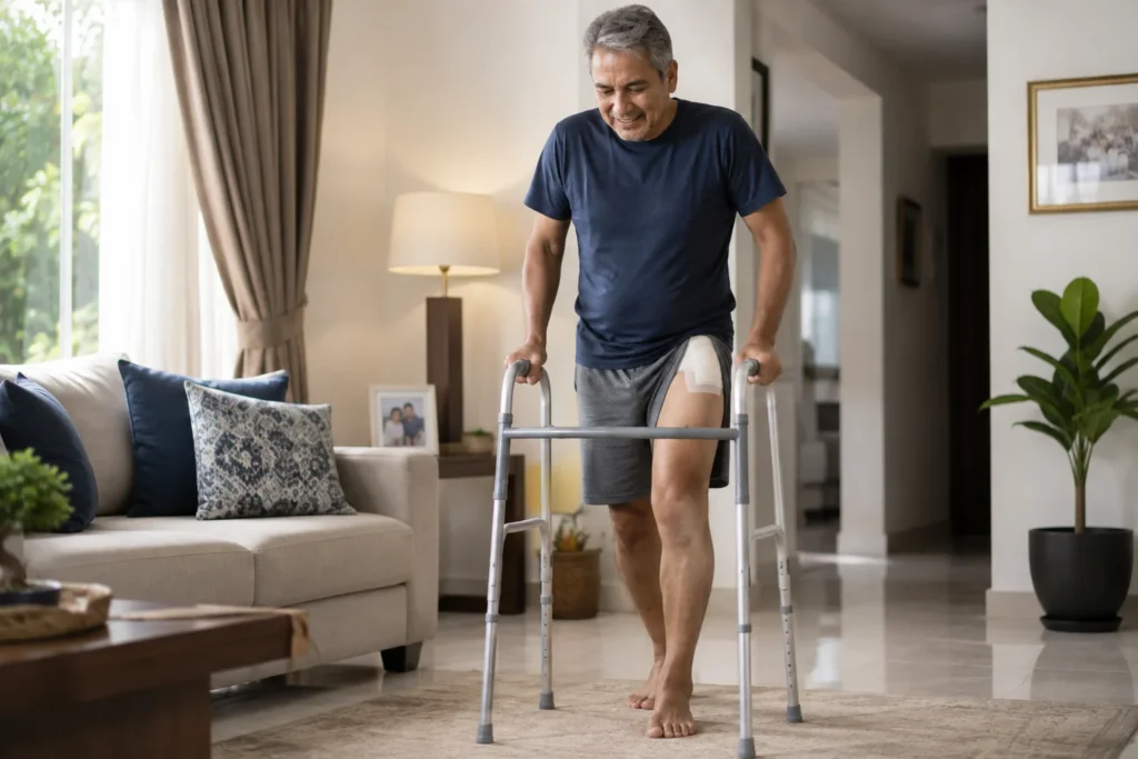 Hip pain after total hip replacement