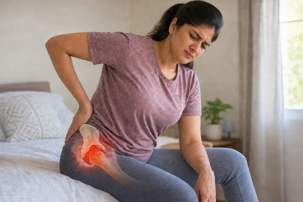Hip cartilage damage