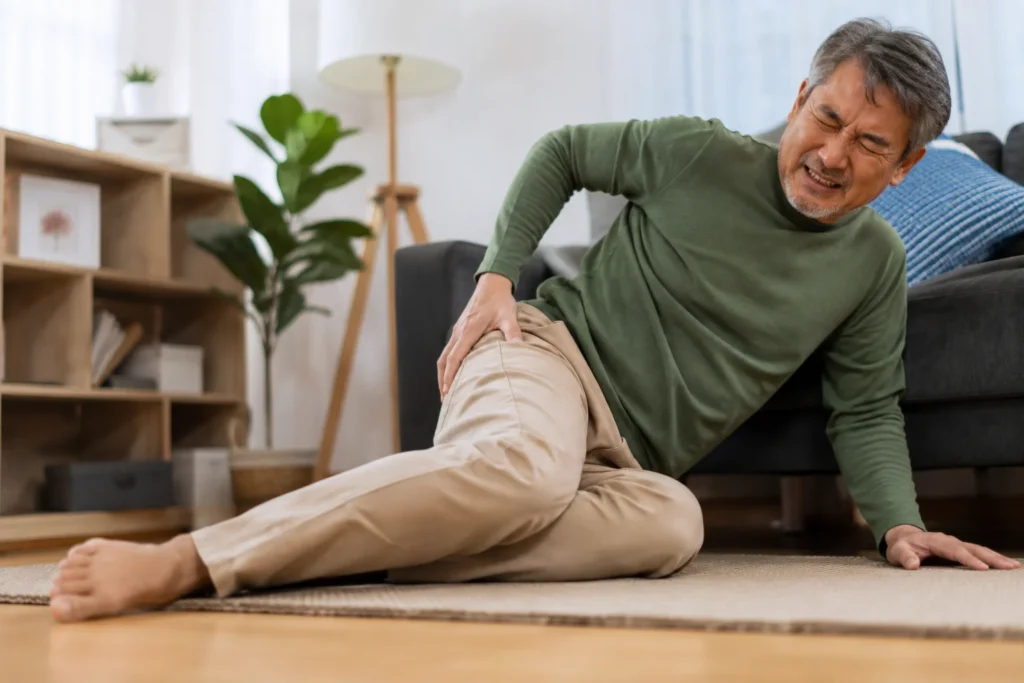 Hip pain when crossing legs